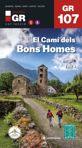 Wandelkaart  GR107 Berga - Foix , El Cami dels Bons Homes | 1:50.000 | Alpina | ISBN 9788413564982