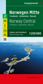 Wegenkaart Noorwegen Midden 2 | Freytag & Berndt | ISBN 9783707921649
