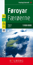 Wegenkaart  Faroer eilanden - Faroe Islands - Foroyar | 1:100.000 | Freytag - Solberg | ISBN 9783707915129