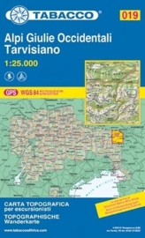 Wandelkaart Alpi Giulie Occidentale Tarvisiano  | Tabacco 19 | 1:25.000 | ISBN 9788883151187