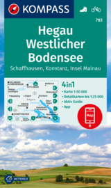 Wandelkaart Hegau, Westlicher Bodensee | Kompass 783 | 1:50.000 | ISBN 9783991218241