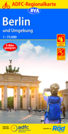 Fietskaart Berlijn en omgeving | ADFC - BVA regionalkarte | 1:75.000 | ISBN 9783969900161