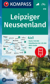 Wandelkaart Leipziger Neuseenland | Kompass 818 | ISBN 9783991214427