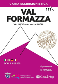 Wandelkaart Val Formazza - Val Bavona - Val Maggia | Geo4Map kaart 11 | 1:25.000 | ISBN 9791281223042