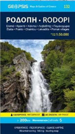 Wandelkaart Rodopen - Central Rodopi | Geopsis 132 | 1:40.000 | ISBN 9789609960236