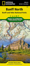 Wandelkaart Banff North National Park | National Geographic 901 | ISBN 9781566956598