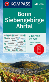 Wandelkaart Bonn, Siebengebirge, Ahrtal | Kompass 820 | 1:50.000 | ISBN 9783991210740