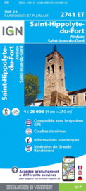 Wandelkaart St.-Hyppolyte-du-Fort, Lasalle, Sumene, Ganges, Sauve, St.-Jean-du-Gard | Cevennen | IGN 2741ET - IGN 2741 ET | ISBN 9782758543114
