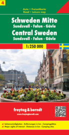 Wegenkaart Zweden Midden nr. 4 | Freytag & Berndt Zweden Midden | ISBN 9783707903218