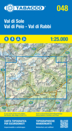 Wandelkaart Val di Peio - Val di Rabbi | Tabacco 48 | 1:25.000 | ISBN 9788883151620