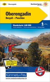 Wandelkaart Oberengadin 28 | Kümmerly + Frey | 1:60.000 | ISBN 9783259022283