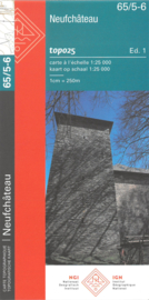 Topografische kaart Belgie NGI 65 / 5-6 Neufchâteau - Juseret | 1:25.000 - ISBN 9789462355071