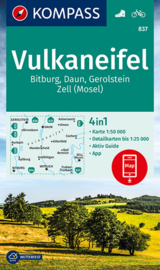 Wandelkaart Vulkaneifel - Gerolstein | Kompass 837 | 1:50.000 | ISBN 9783990448311