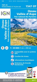 Wandelkaart Ossau, Vallée D`Aspe, Les Eaux Chaudes, Urdos |  Pyreneeën | IGN 1547OT - IGN 1547 OT | ISBN 9782758551522