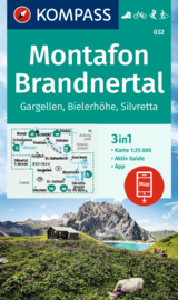 Wandelkaart Montafon - Alpenpark | Kompass 032 | 1:25.000 | ISBN 9783991214632