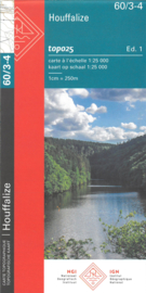 Topografische kaart Belgie NGI 60 / 3-4 Houffalize | 1:25.000 - ISBN 9789462354425