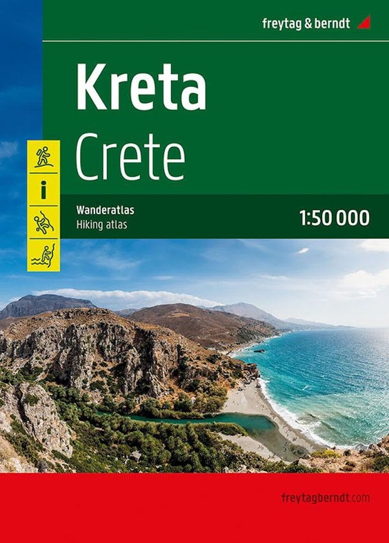 Wandelatlas Kreta | Freytag & Berndt | 1:50.000 | ISBN 9783707923643