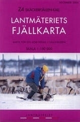 Wandelkaart Skäckerfjällen - Kall Fjällkarta | Lantmateriet Z4 | ISBN 9789158895331