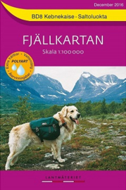 Wandelkaart Kebenekaise : Saltoluokta Fjällkarta | Lantmateriet BD08 | ISBN 9789158895867