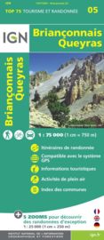 Wandelkaart - Fietskaart Briançonnais – Queyras |  IGN TOP 75 nr. 5 | ISBN 9782758532699