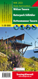 Wandelkaart Wölzer Tauern - Naturpark Sölktäler - Rottenmanner Tauern | Freytag & Berndt 203 | 1:50.000 | ISBN 9783850848046