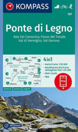 Wandelkaart Ponte di Legno | Kompass 107 | 1:50.000 | ISBN 9783990443859