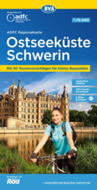 Fietskaart Ostseeküste Schwerin | ADFC - BVA regionalkarte | 1:75.000 | ISBN 9783969901465