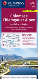 Fietskaart  Chiemsee - Chiemgauer Alpen | Kompass 3335 | 1:70.000 | ISBN 9783990446577