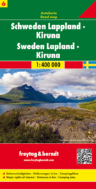 Wegenkaart Zweden nr. 6 | Freytag & Berndt Zweden Lapland | ISBN: 9783707904703