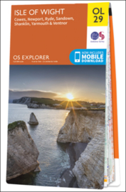 Wandelkaart Isle of Wight | Ordnance Survey Explorer 29 | 1:25.000 | ISBN 9780319263631