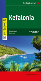 Wandelkaart-Wegenkaart Kefalonia | Freytag & Berndt | 1:50.000 | ISBN 9783707921021
