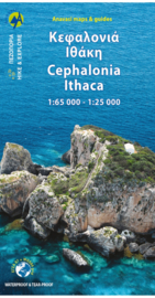 Wandelkaart Kefalonia-Ithaca | Anvasi 9.3 | 1:65.000 / 1:25.000 | ISBN 9789609412131