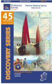 Wandelkaart Ordnance Survey / Discovery series | Galway 45 | ISBN 9781907122866