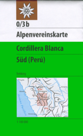 Wandel  - Trekkingkaart Cordillera Blanca Süd | DAV | 1:100.000 | ISBN 9783937530055