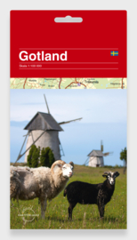 Wegenkaart / fietskaart Gotland (Zweden) | Kartforlaget | 1:100.000 | ISBN 9789189427167