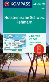 Wandelkaart Naturpark Holsteinische Schweiz | Kompass 740 | ISBN 9783991217114