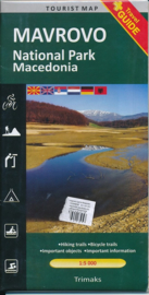 Wandelkaart Mavrovo - National Park Macedonie | Trimaks | 1:50.000 | ISBN 9786082041254