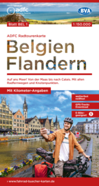 Fietskaart België - Vlaanderen | ADFC | 1:150.000 | ISBN 9783969901892