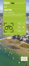 Wegenkaart - Fietskaart Finistère - Brest Quimper PNR Armorique | IGN D29 | ISBN 9782758553236