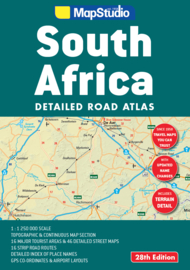 Wegenatlas South Africa - Zuid-Afrika 2023  | 1:1,25 miljoen | MapStudio | ISBN 9781776170531