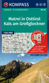 Wandelkaart Matrei in Osttirol - Kals am Großglockner | Kompass 46 | 1:50.000 | ISBN 9783991542742