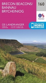 Wandelkaart Ordnance Survey | Brecon Beacons 160 | ISBN 9780319262580