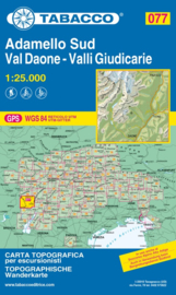 Wandelkaart Adamello Sud / Val Daone / Valli Giudicarie | Tabacco 77 | 1:25.000 | ISBN 9788883151323