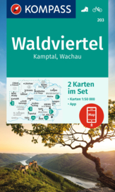Wandelkaart Waldviertel-Kamptal-Wachau | Kompass 203 | 1:50.000 | ISBN 9783991214564