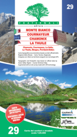 Wandelkaart Monte Bianco - Courmayeur - Chamonix - La Thuile | Fraternali editore 29 | 1:25.000 | ISBN 9788897465461