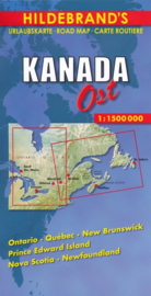 Wegenkaart  Canada East | 1:1,5 miljoen | Hildebrand | ISBN 9783889892775