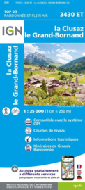 Wandelkaart La Clusaz, le Grand-Bornand |  IGN 3430ET - IGN 3430 ET | ISBN 9782758552291