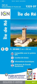 Wandelkaart Ile De Re | Franse Atlantische Kust | IGN 1329OT - IGN 1329 OT | ISBN 9782758541073