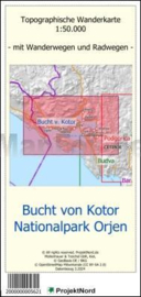 Wandelkaart Bucht von Kotor - Nationalpark Orjen | 1:50.000 | ISBN 2000000005621