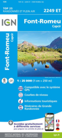 Wandelkaart Font Romeu, Capcir, Olette | Pyreneeën | IGN 2249ET - IGN 2249 ET | ISBN 9782758553663